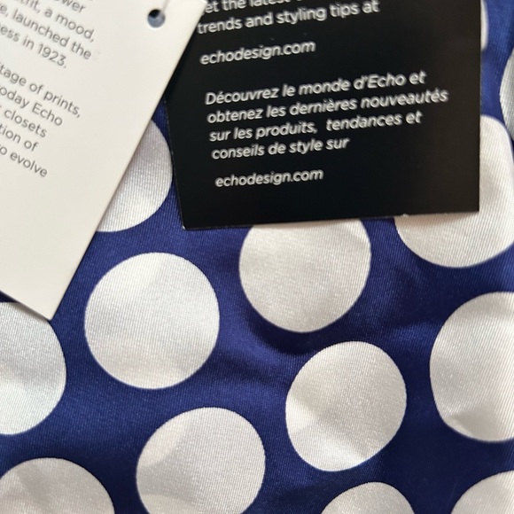 Echo 100% silk scarf. NWT. - Picture 8 of 9